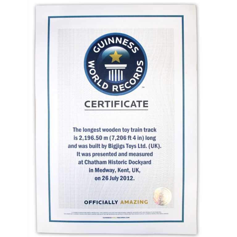 Guinness World Record Certificate Template Alanbrooks In Guinness