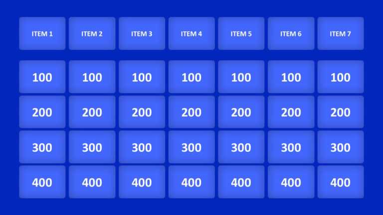 Jeopardy Game Powerpoint Templates Intended For Jeopardy Powerpoint