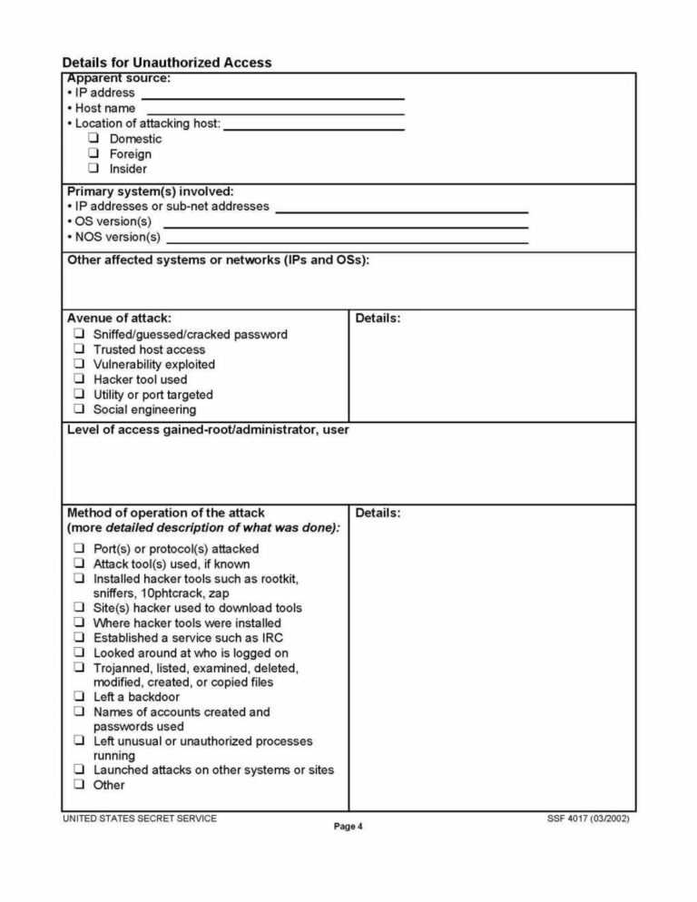 011 How To Write Security Incident Report Example For Computer Incident ...