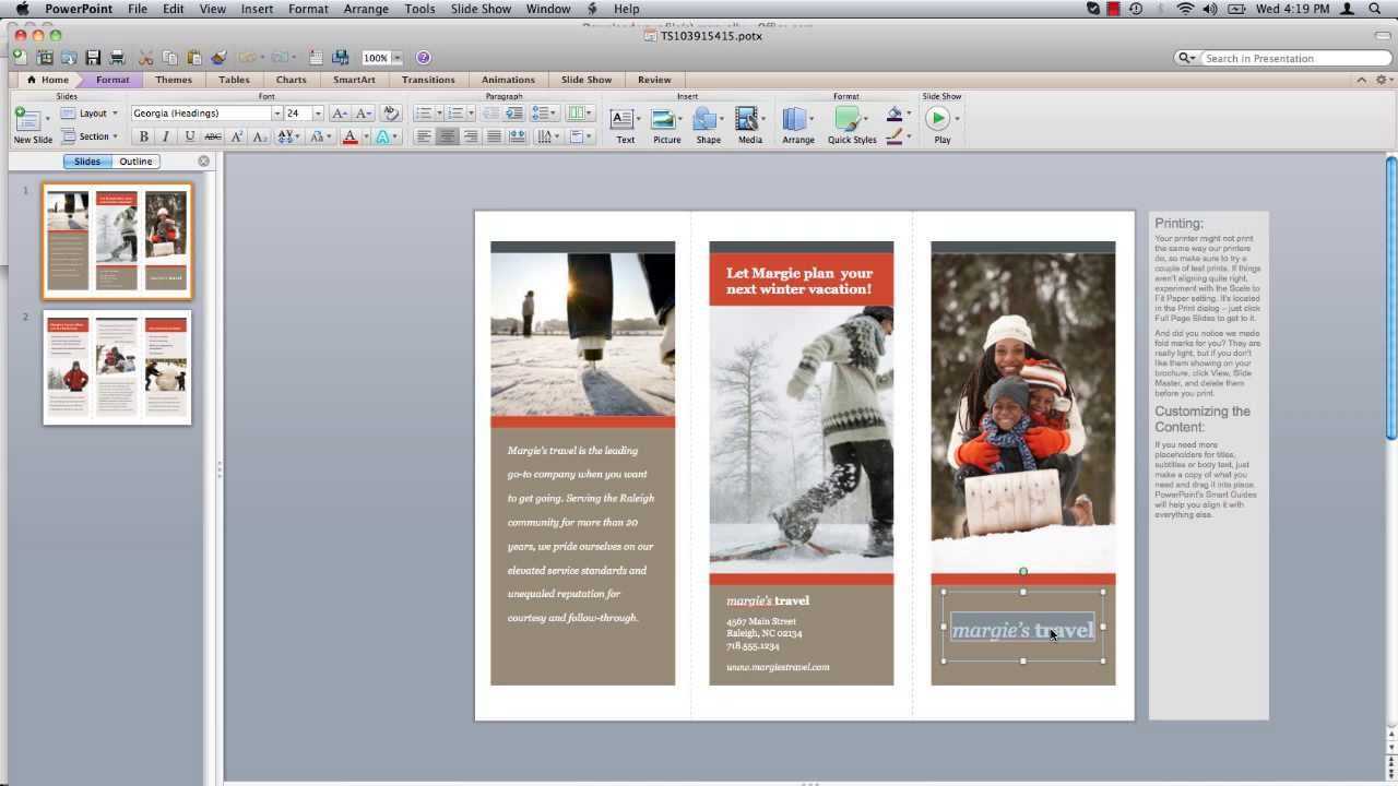 openoffice templates brochure