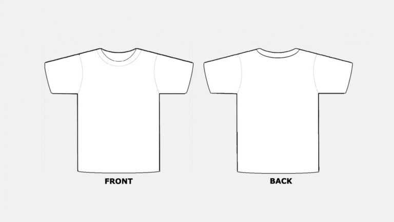 Blank Tshirt Template Pdf – Xfanzexpo.com