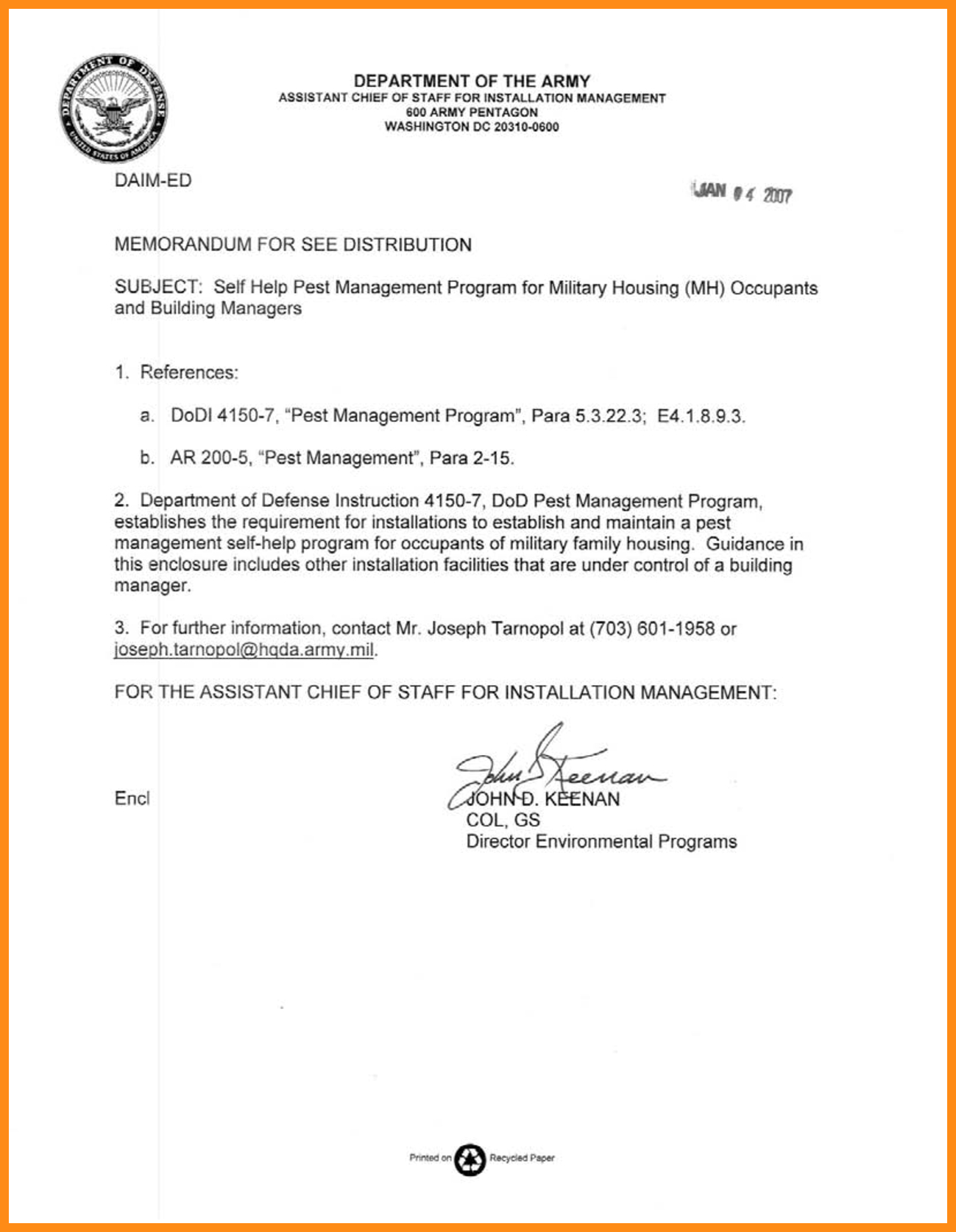 11 12 Example Army Memorandum For Record Lasweetvida In Army Memorandum Template Word