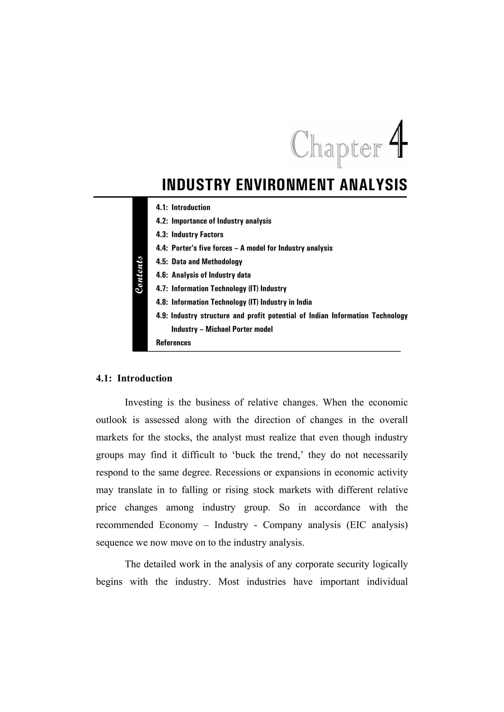 industry analysis research paper