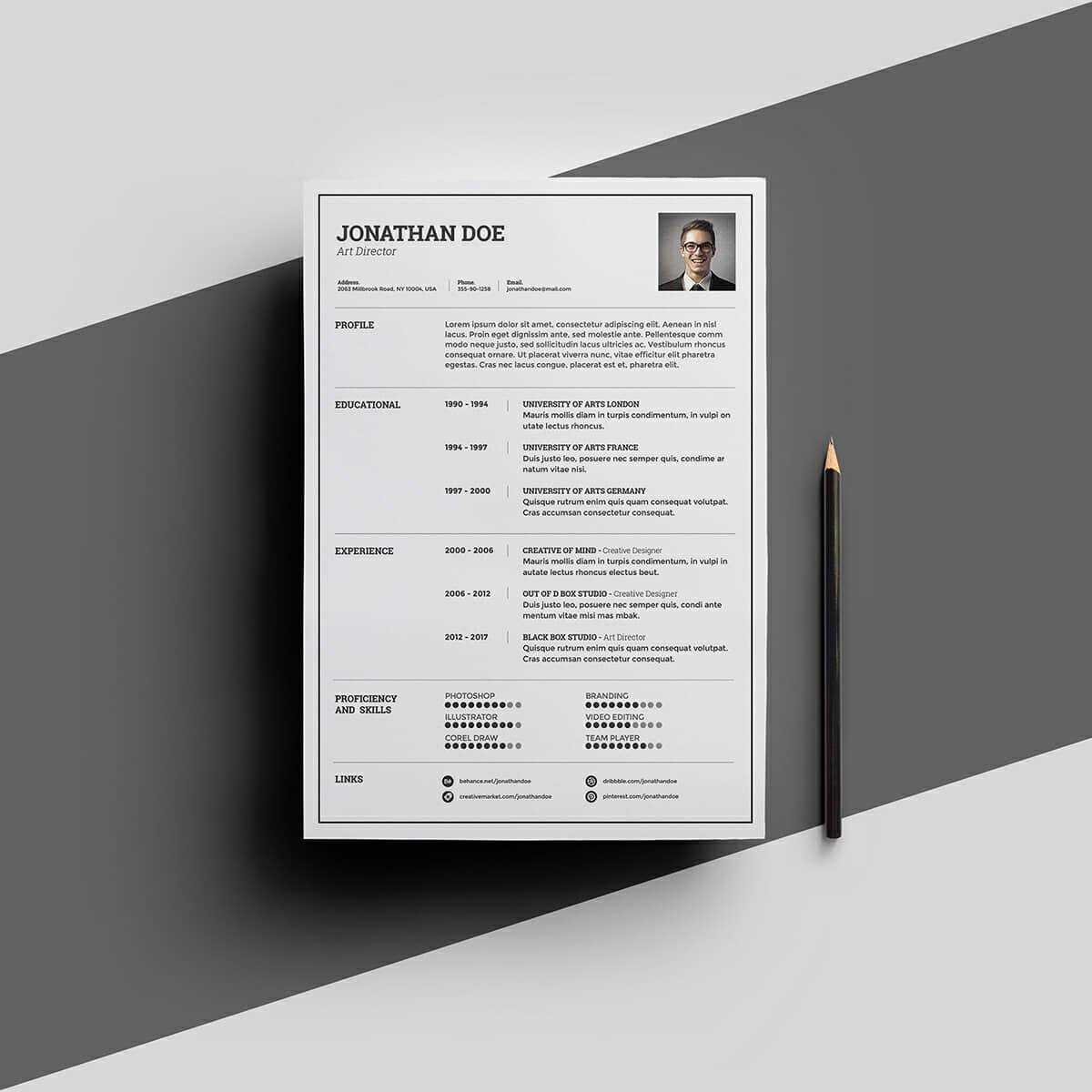 15 Resume Templates For Word Free To Download With Free Downloadable 