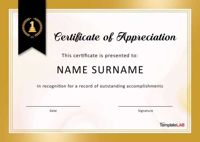 30 Free Certificate Of Appreciation Templates And Letters Pertaining To Felicitation Certificate