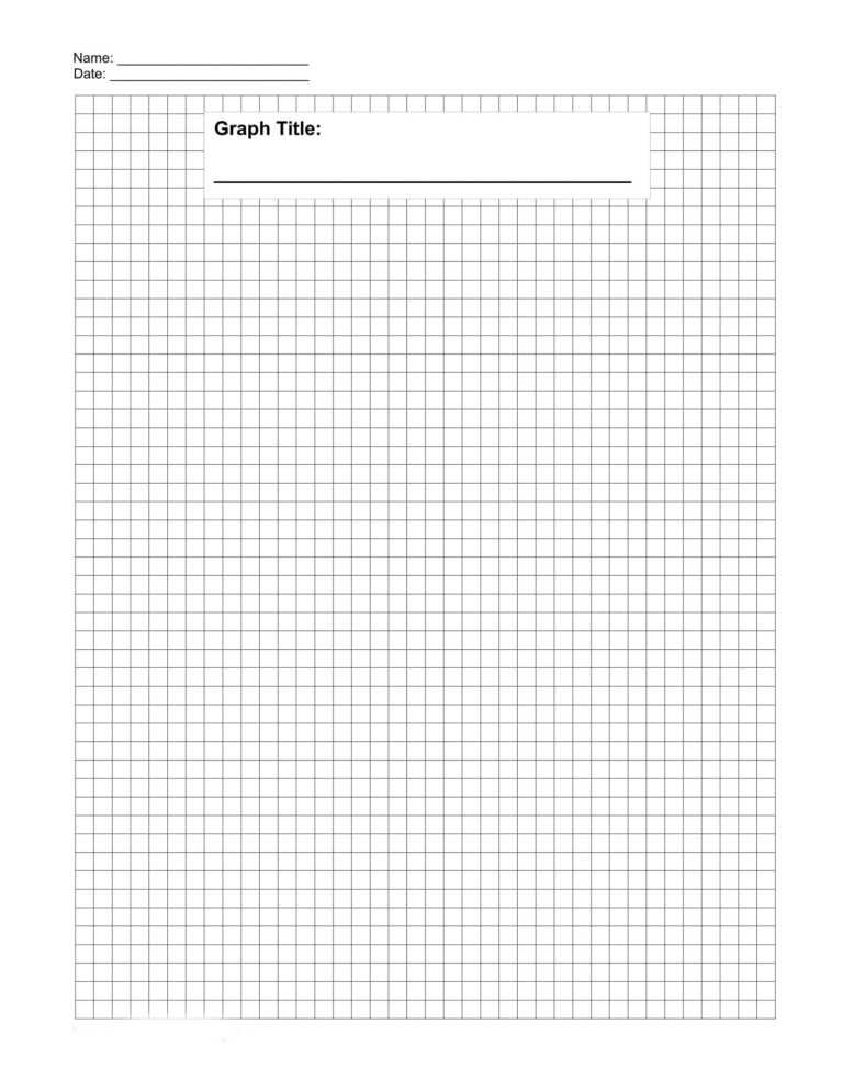 30+ Free Printable Graph Paper Templates (Word, Pdf) ᐅ Intended For 1 ...