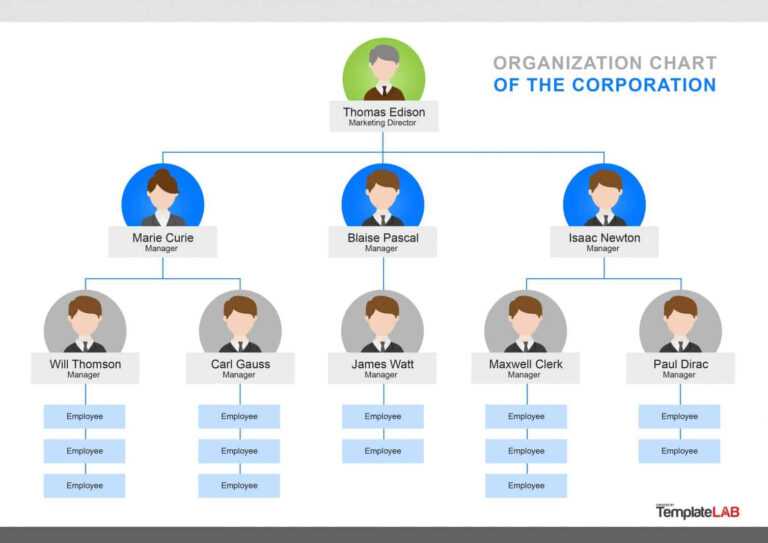 40 Organizational Chart Templates (Word, Excel, Powerpoint) with ...