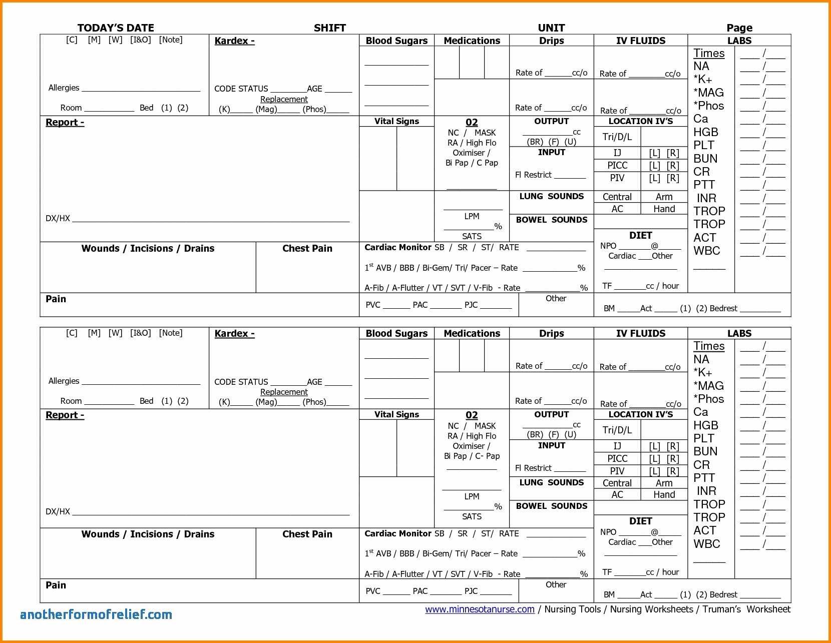 9 10 Nursing Handoff Report Template Elainegalindo Within Icu Report 