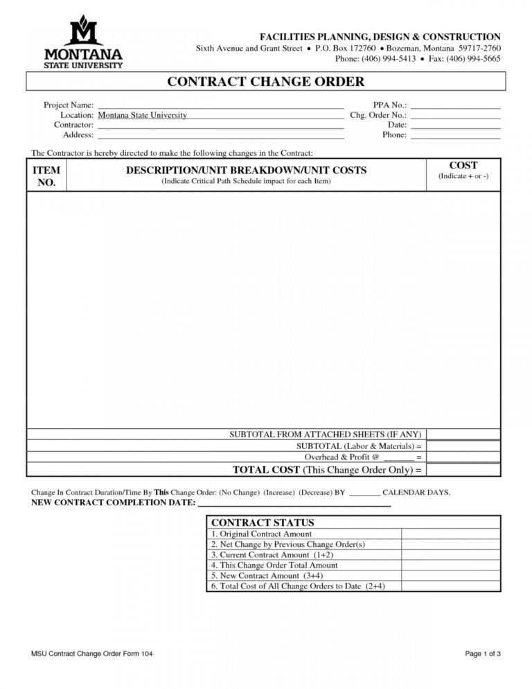 Construction Payment Certificate Template