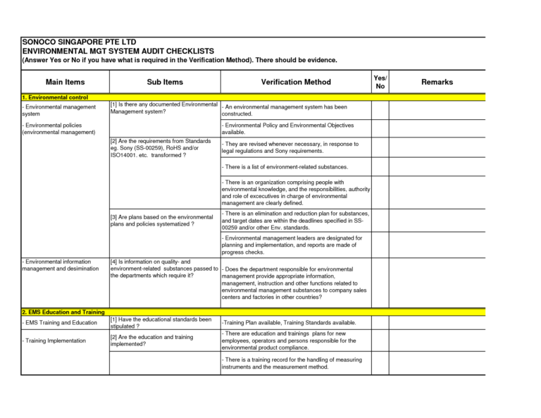 Audit Checklist TemplateGreatjob2 | Lesson Regarding Security Audit ...