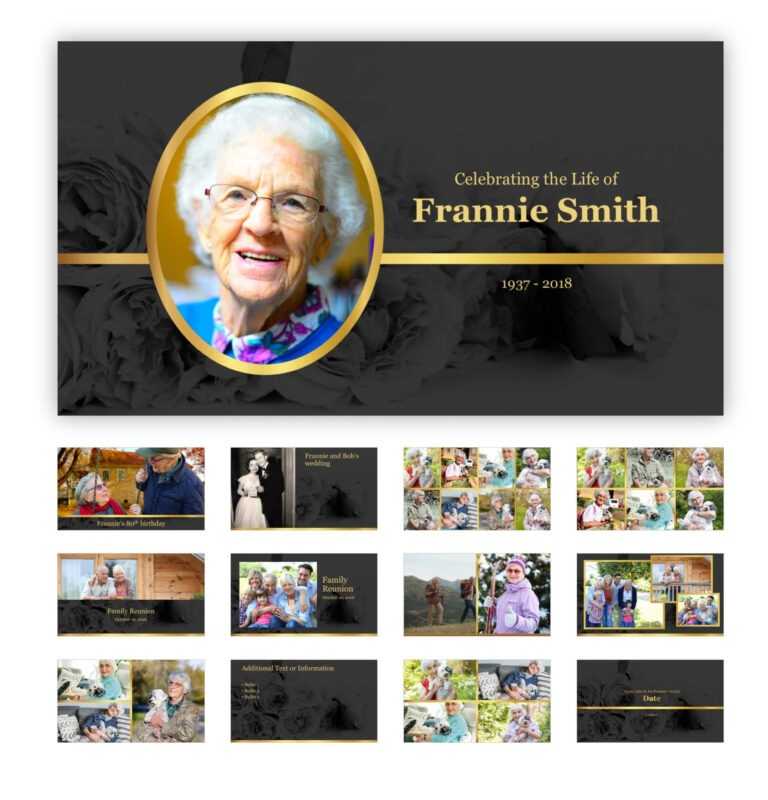 Best Funeral Powerpoint Templates Of 2019 | Adrienne Johnston with ...