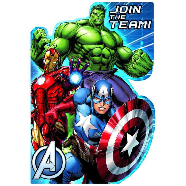 Free Avengers Birthday Invitation | Dioskouri Designs With Avengers ...