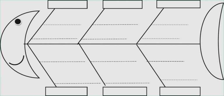 Blank Fishbone Diagram Template Fresh Blank Cause And Effect Throughout ...