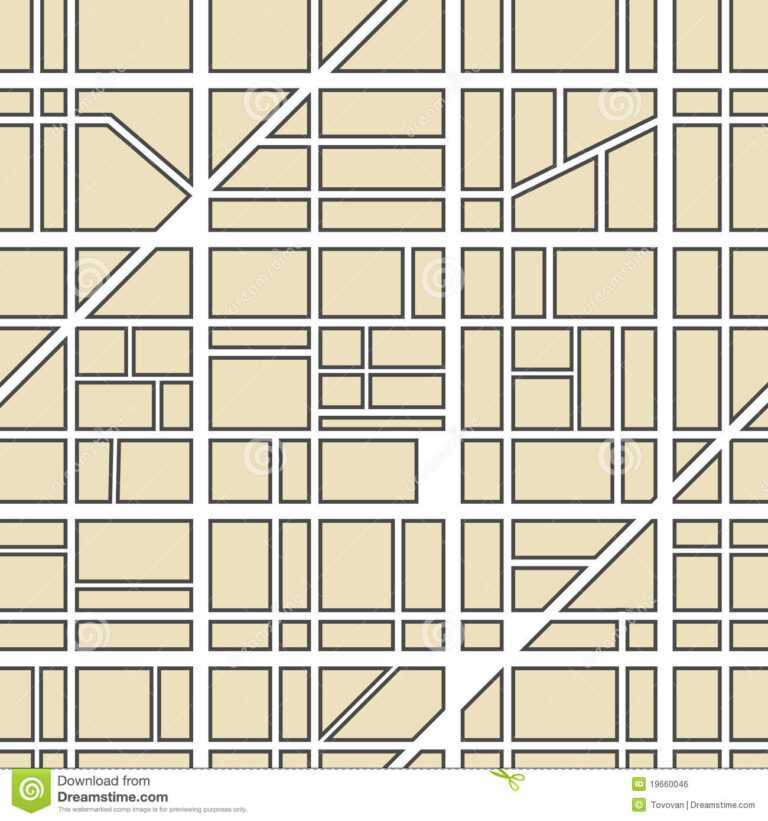 Blank Street Map Template. Blank Street Map Template Draw A Throughout