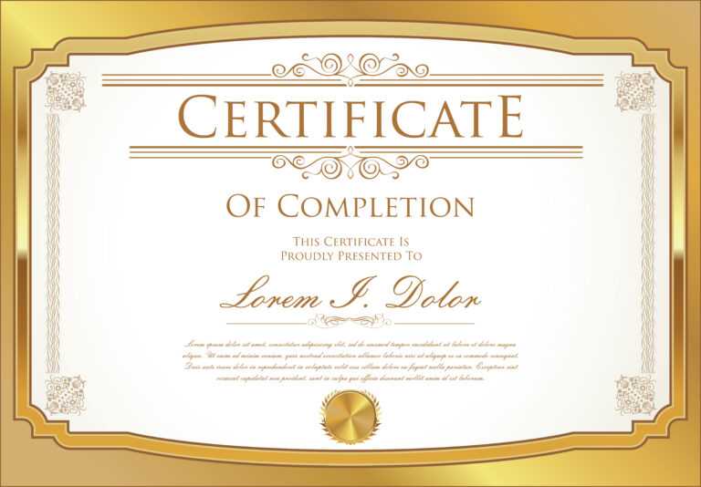 Commemorative Certificate Template