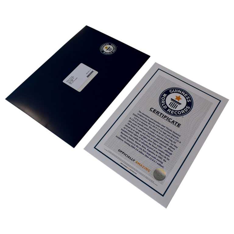 Guinness World Record Certificate Template – Alanbrooks In Guinness ...