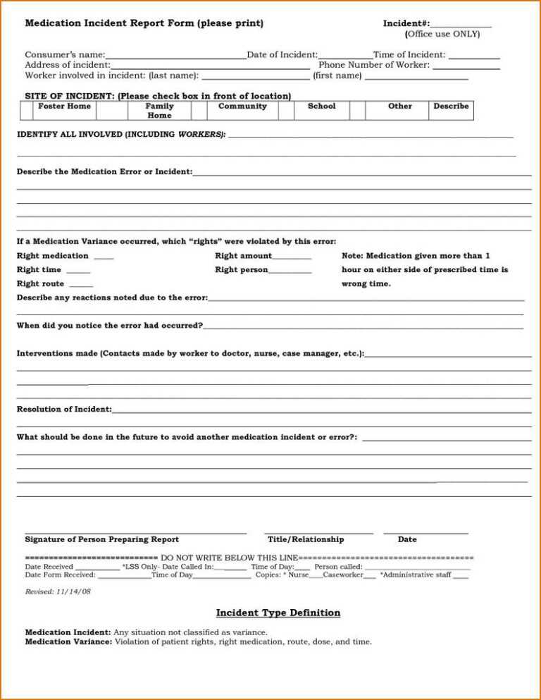 Exposure Incident Report Form Osha – Hizir.kaptanband.co Intended For ...