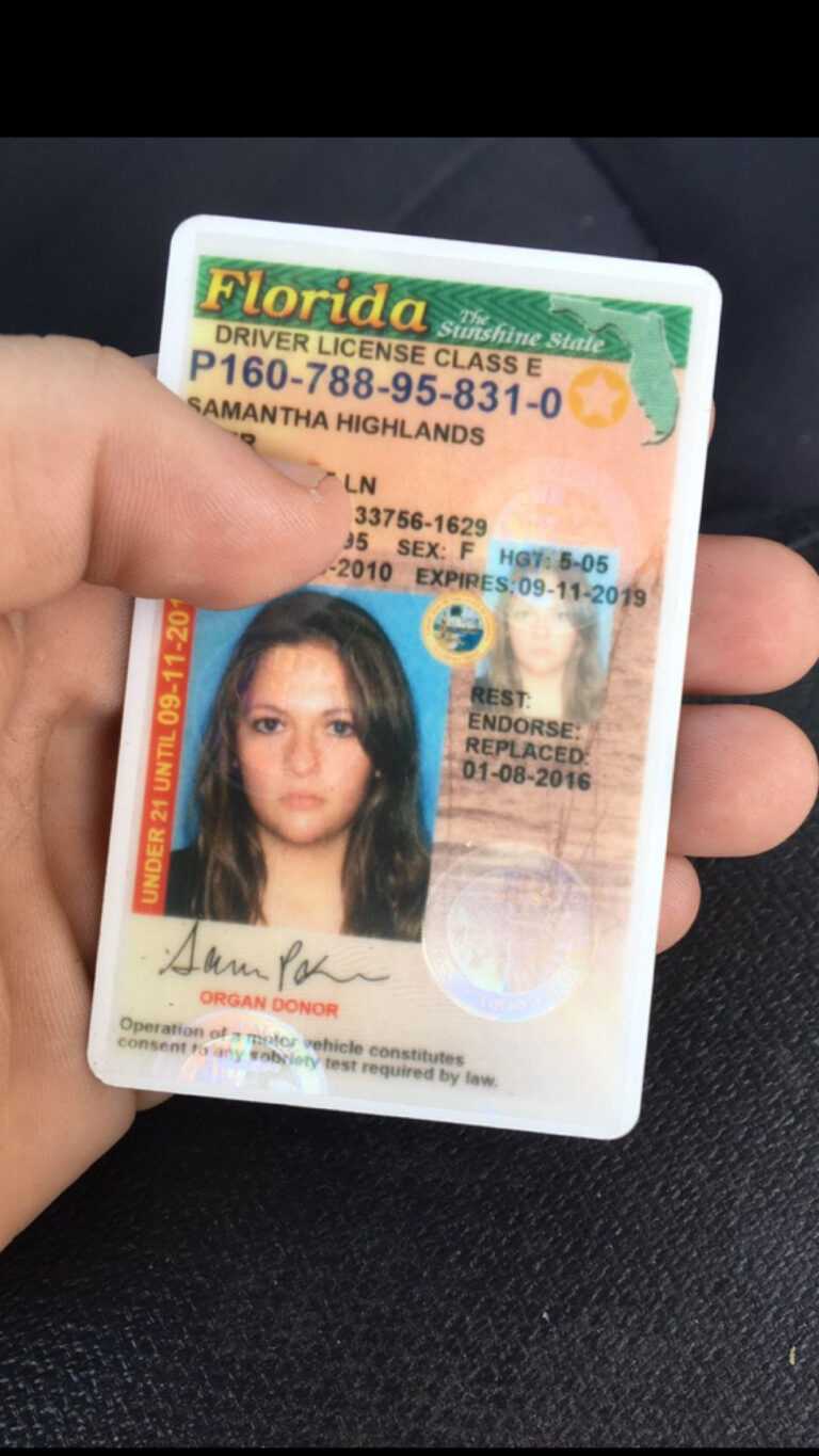 Florida Fake Id Florida Fake Driver License Buy Registered Inside 