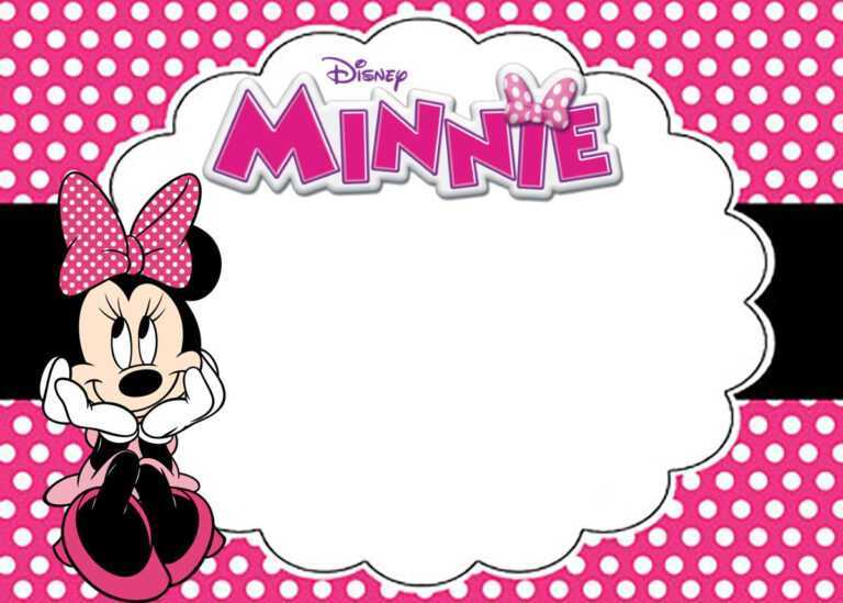 Free Printable Minnie Mouse Birthday Party Invitation Card In Minnie 