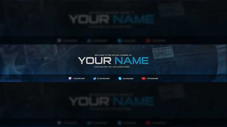 Gaming Youtube Banner Template – Tristan Nelson Pertaining To Youtube 