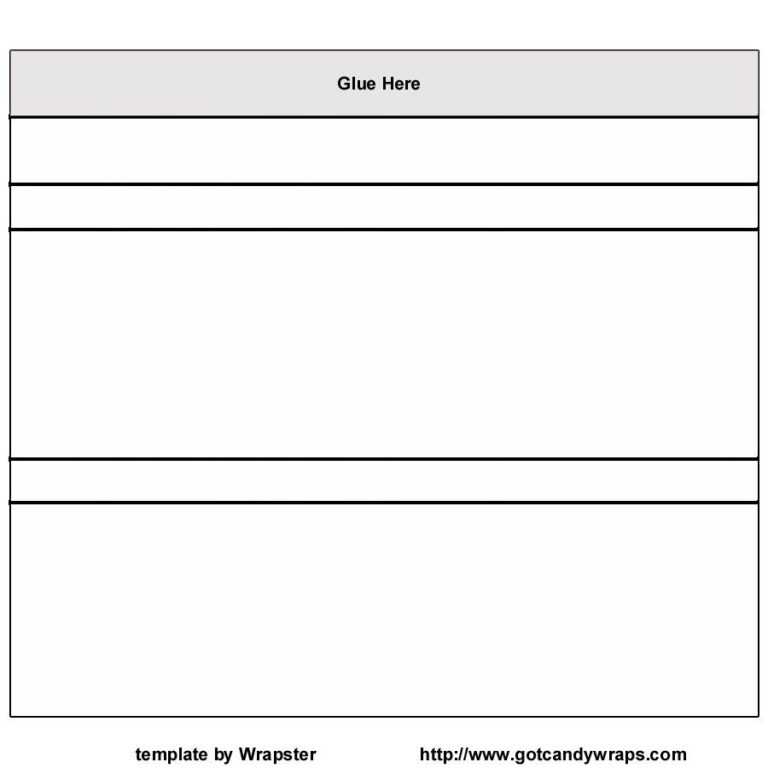 hershey bar wrapper template publisher