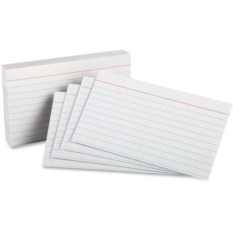 Kamloops Office Systems Office Supplies Paper And Pads With 5 By 8 Index Card Template 2716