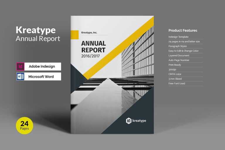 Annual Report Template Word Free Download