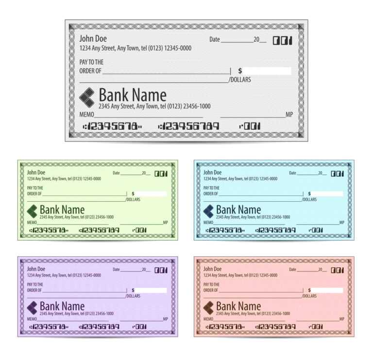 Large Blank Cheque Template – Atlantaauctionco Pertaining To Large ...