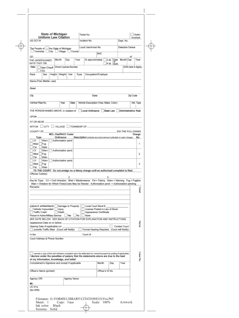 Michigan Uniform Law - Fill Online, Printable, Fillable intended for ...