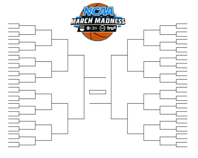 Ncaa Tournament Bracket In Pdf Printable, Blank, And Fillable