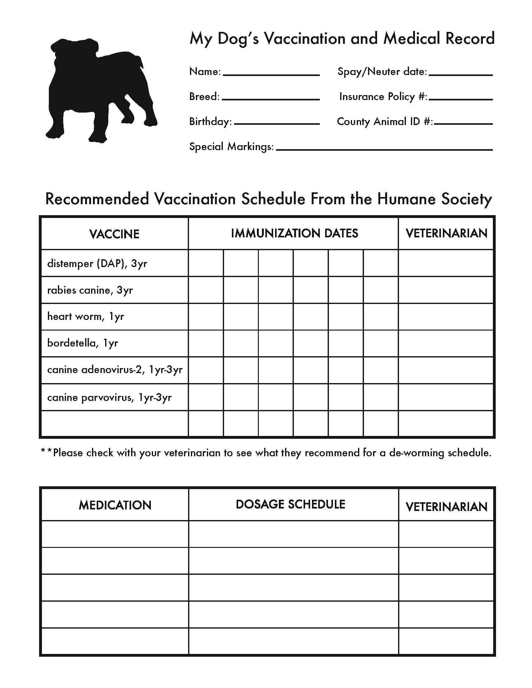 new puppy checklist vet