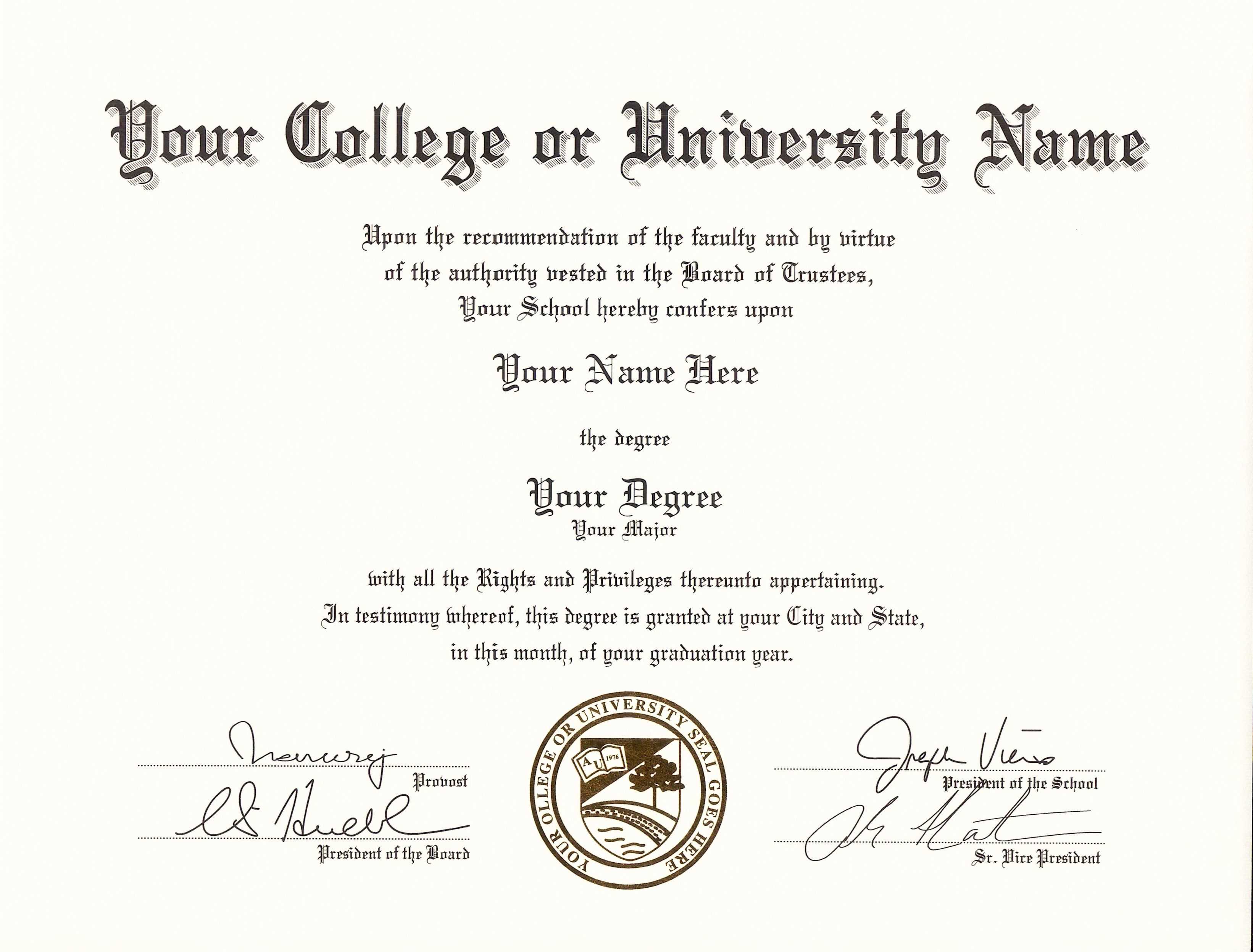 Pin On Fake University Certificates | Fake College Diploma In ...
