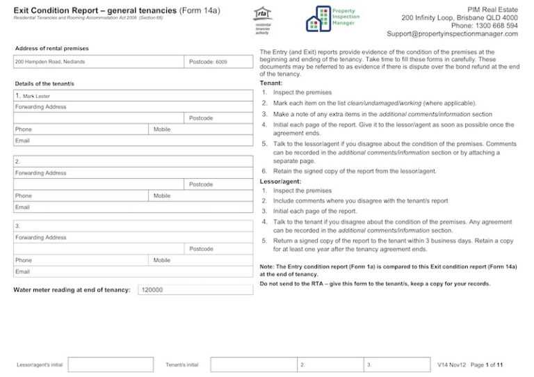 Property Condition Assessment Report Template