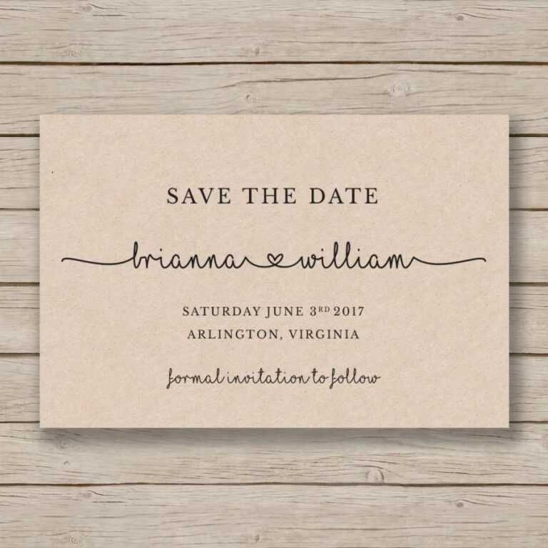 Save The Date Printable Template – Editableyou In Word With Save The ...