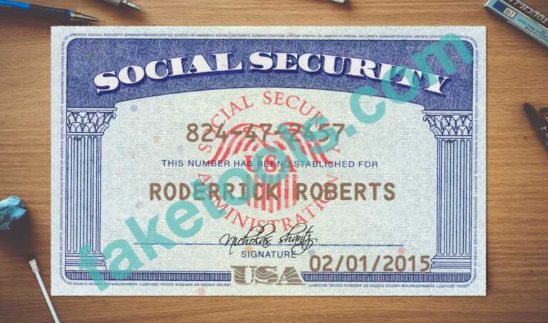 Social Security Card Psd Template Psd Templates Psd With Editable 