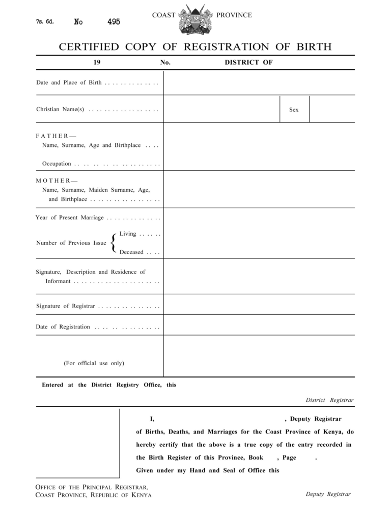 Uscis Birth Certificate Translation Template 11 Things You with regard ...