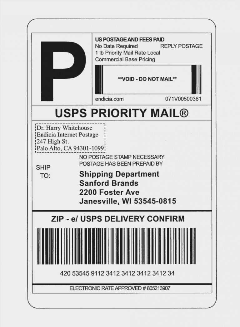 Usps Shipping Label Template Software New Fedex Label Within Fedex